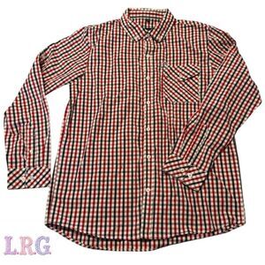L.R.G. Lifted Research Casual Shirt Mens XL Multi Striped Long Sleeve New